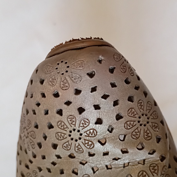 Rieker Floral Laser Cut Small Heel EU 38 - Picture 8 of 8